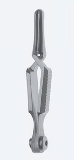 Зажими, хірургічні, типу "бульдог", "Dieffenbach", прямі, довжина щелепи 16 мм, загальна довжина 48 мм, 2"